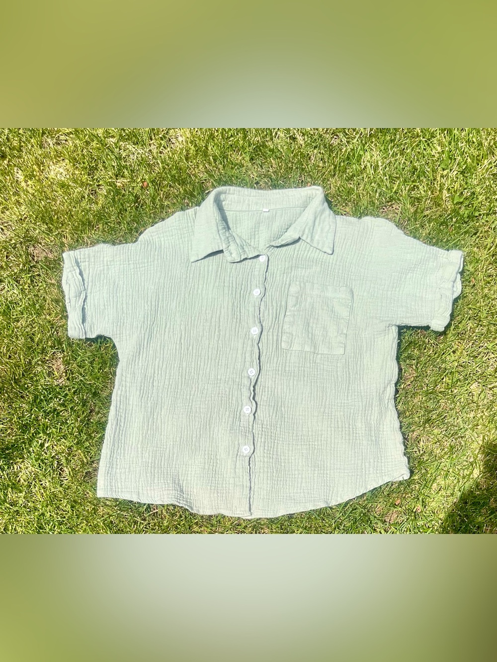 4 Gauze Style Button Up Tops. 2 Jessica Simpson, Assorted Colors - Picture 12 of 13